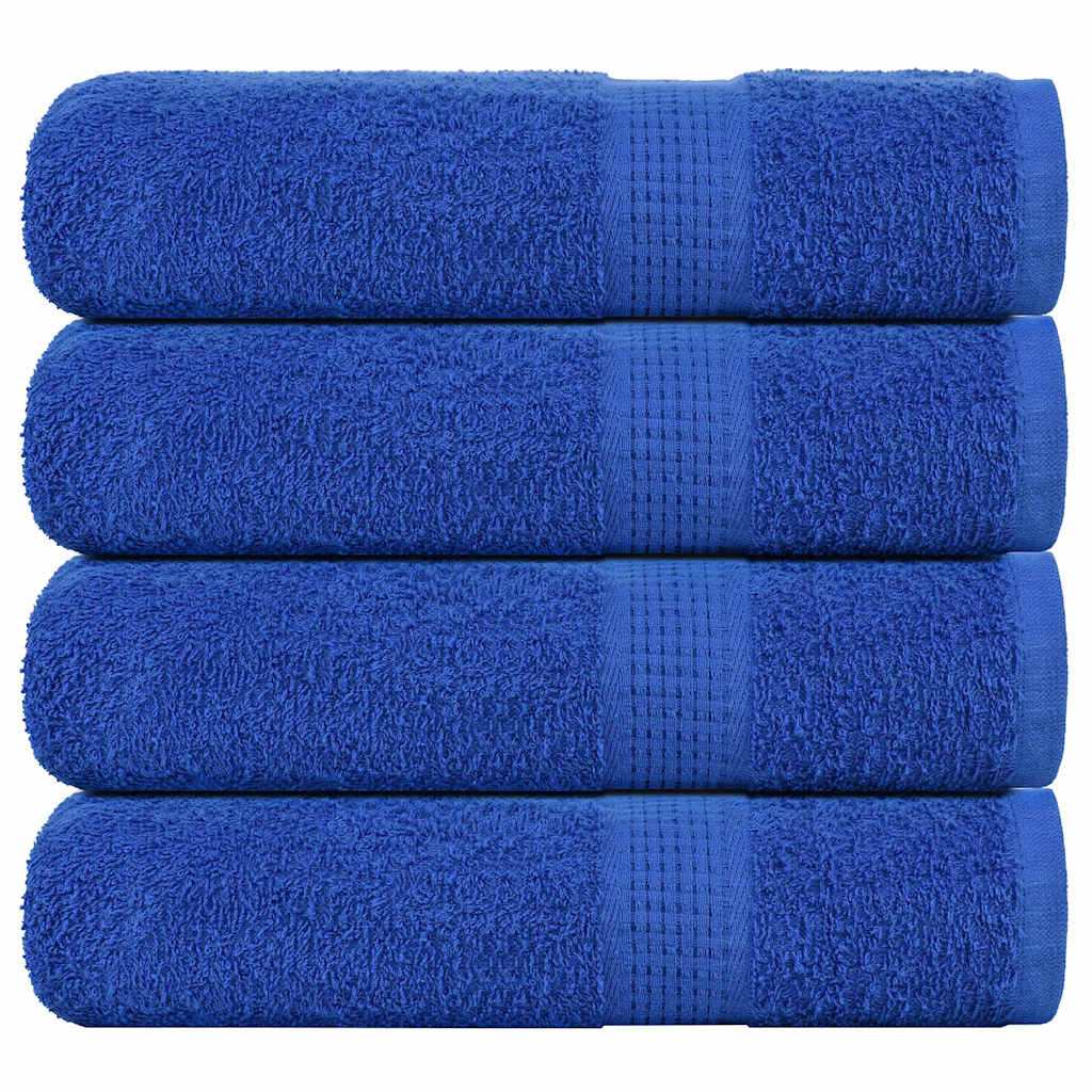 Serviettes FROGN 4 p. Bleu 50x100 cm 360 g/m²