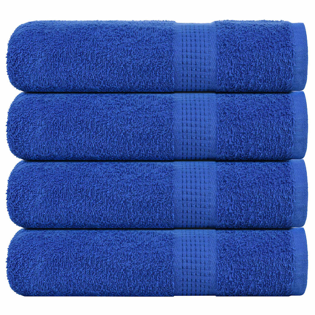 Draps de douche FROGN 4 p. Bleus 70x140 cm 360 g/m²