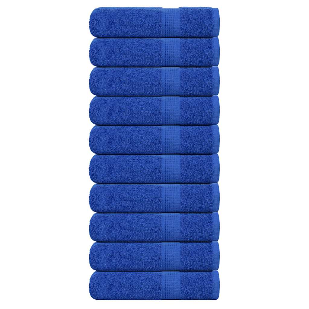 Serviettes de douche FROGN 10 pièces Bleu 70x140 cm 360 g/m²