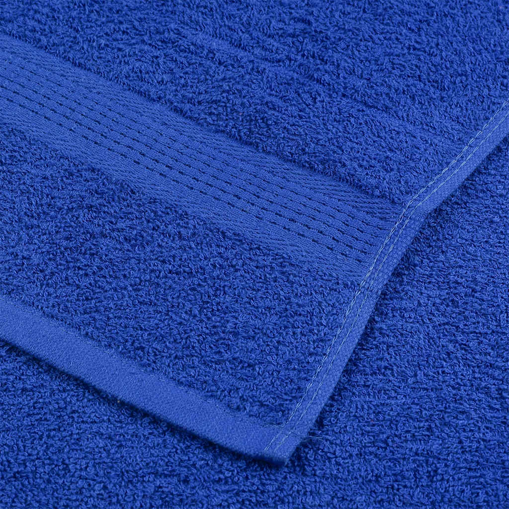 Serviettes de bain FROGN 2 pces Bleu 100x150 cm 360 g/m²