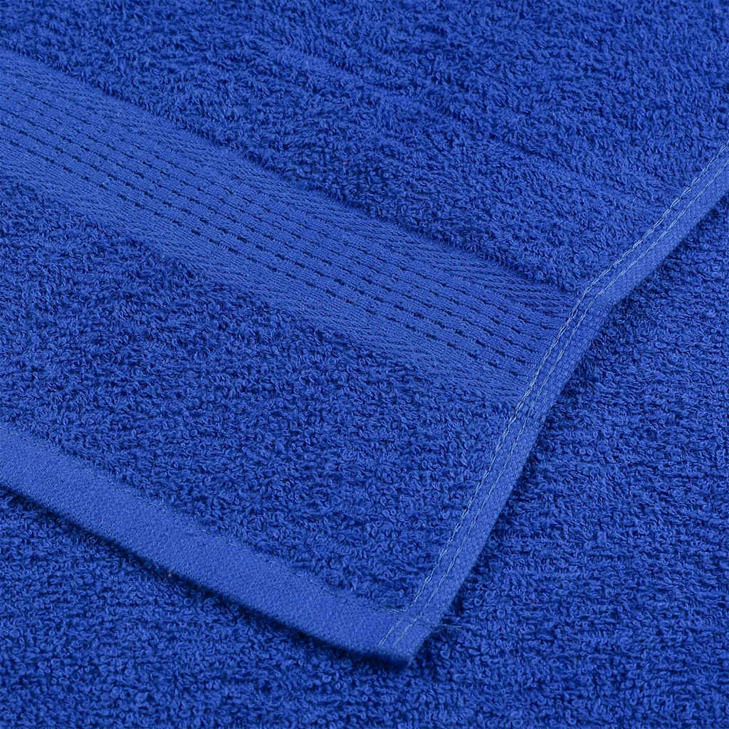 Serviettes de sauna FROGN 4 p. Bleu 80x200 cm 360 g/m²