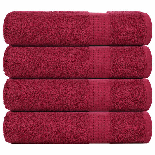 Duschtücher FROGN 4 Stk. Bordeaux 70x140 cm 360 g/qm