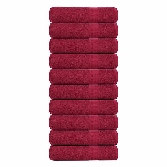 Duschtücher FROGN 10 Stk. Bordeaux 70x140 cm 360 g/qm