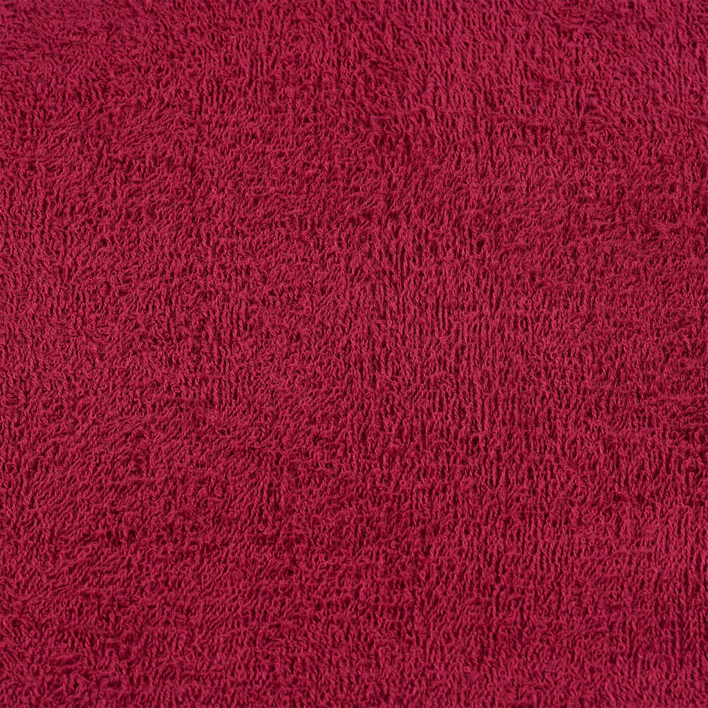 Serviettes de douche FROGN 10 pièces Bordeaux 70x140 cm 360 g/m²