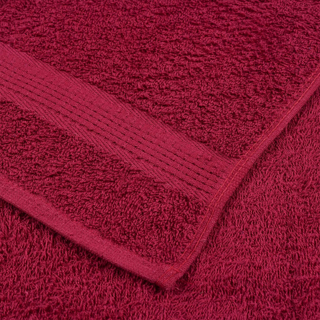 Serviettes FROGN 2 p. Bordeaux 100x200 cm 360 g/m²