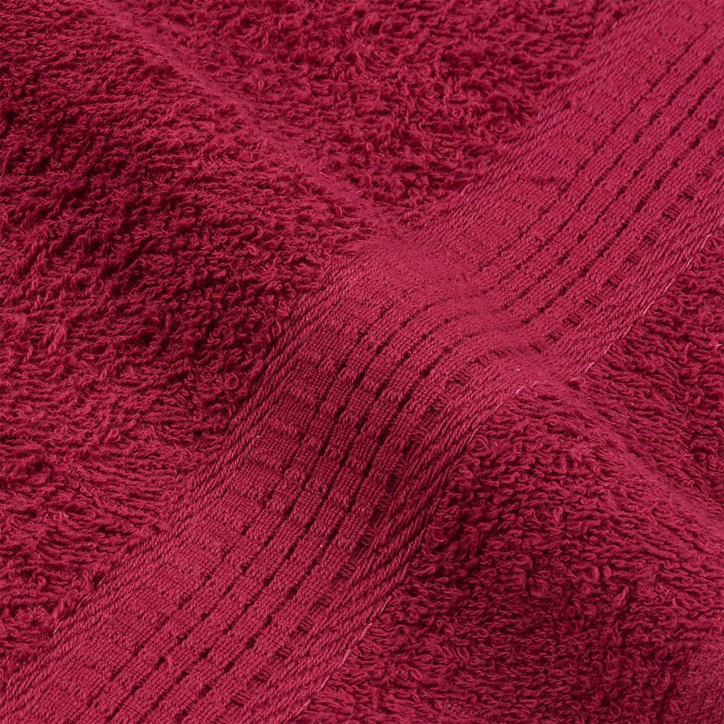 Serviettes FROGN 2 p. Bordeaux 100x200 cm 360 g/m²