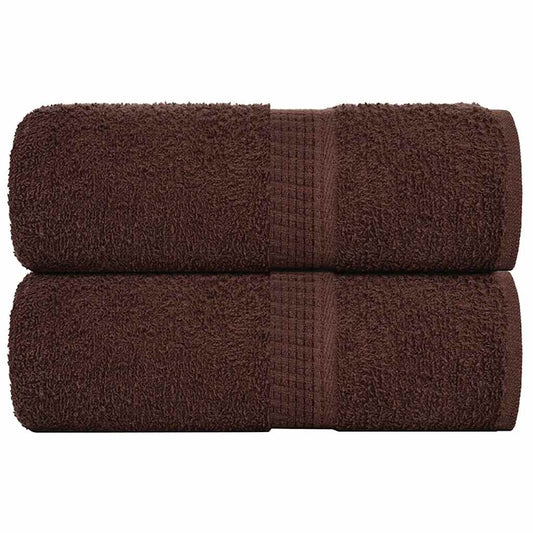 Waschtücher FROGN 2 Stk. Braun 30x30 cm 360 g/m²