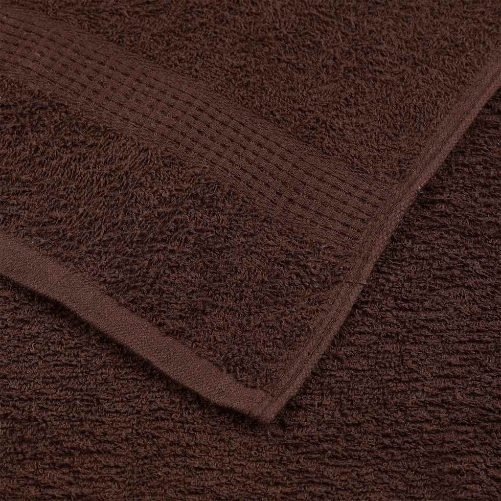 Waschtücher FROGN 10 Stk. Braun 30x30 cm 360 g/m²
