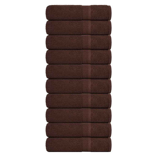 Duschtücher FROGN 10 Stk. Braun 70x140 cm 360 g/m²