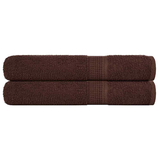 Towels FROGN 2 pcs. Brown 100x200 cm 360 g/m²