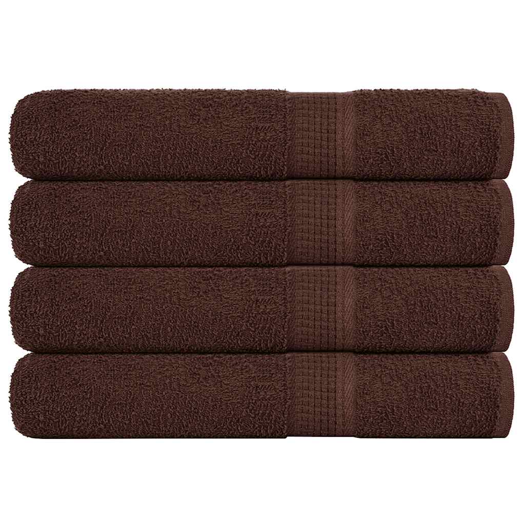 Towels FROGN 4 pcs. Brown 100x200 cm 360 g/m²