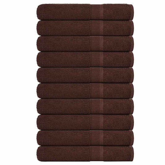 Towels FROGN 10 pcs. Brown 100x200 cm 360 gsm