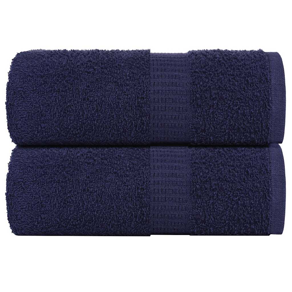 Gants de toilette FROGN 2 pcs Bleu marine 30x30 cm 360 g/m²
