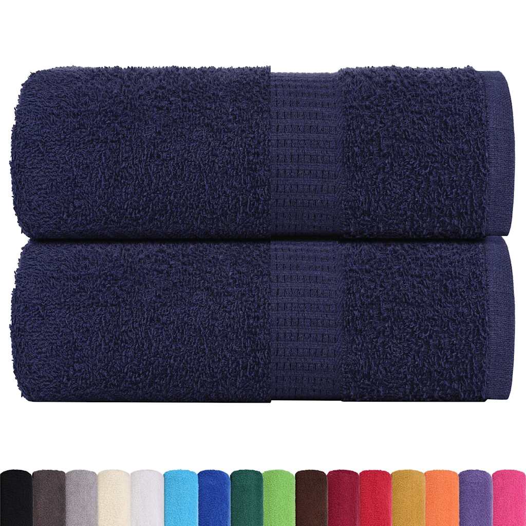 Gants de toilette FROGN 2 pcs Bleu marine 30x30 cm 360 g/m²