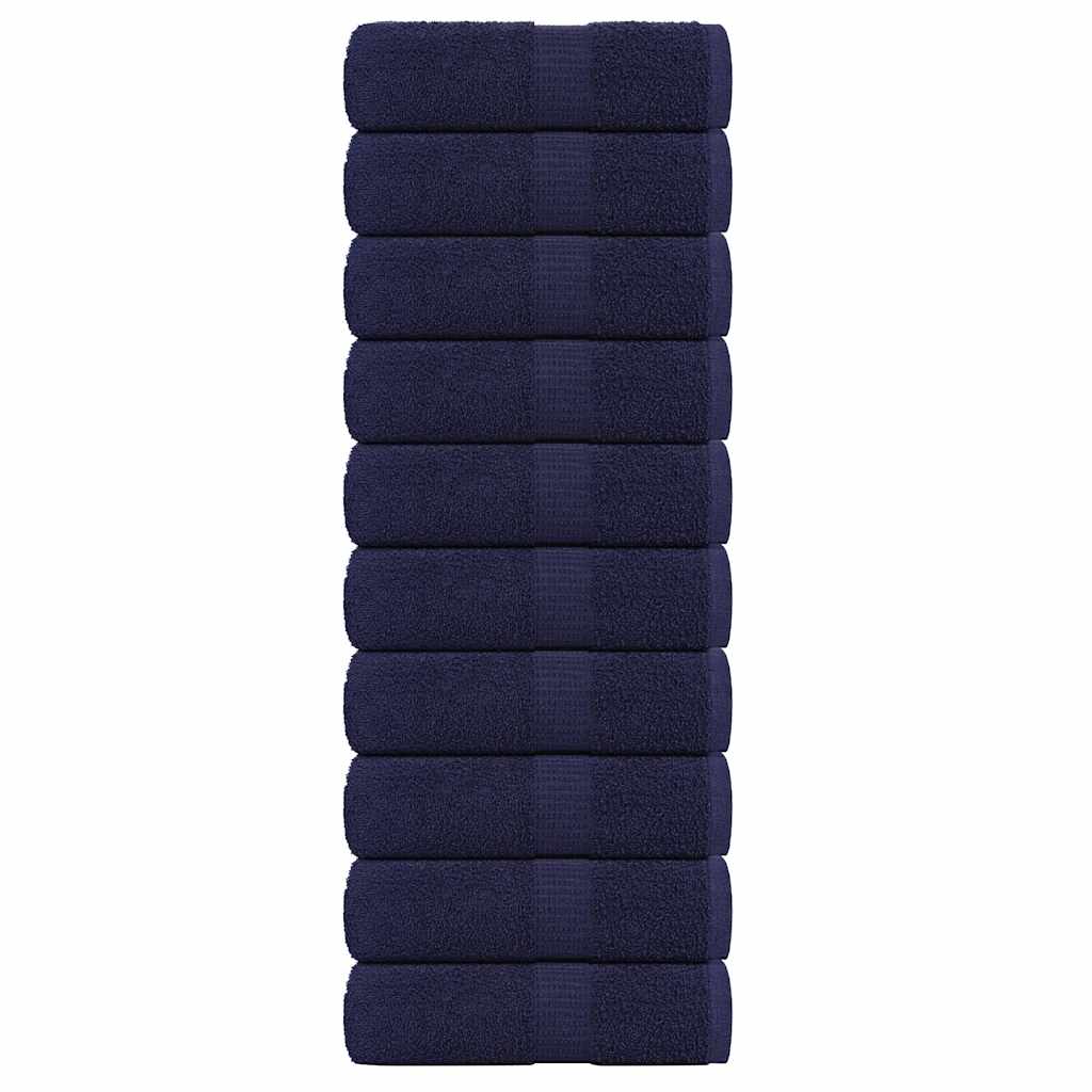 Washcloths FROGN 10 pcs. Navy blue 30x30 cm 360 gsm