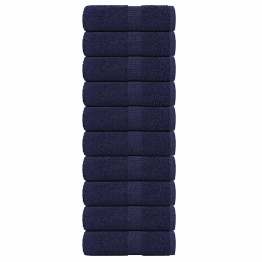 Waschtücher FROGN 10 Stk. Marineblau 30x30 cm 360 g/m²