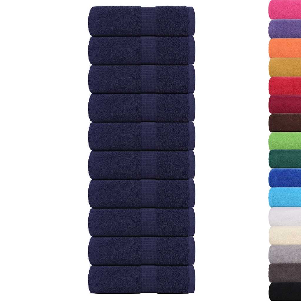 Washcloths FROGN 10 pcs. Navy blue 30x30 cm 360 gsm