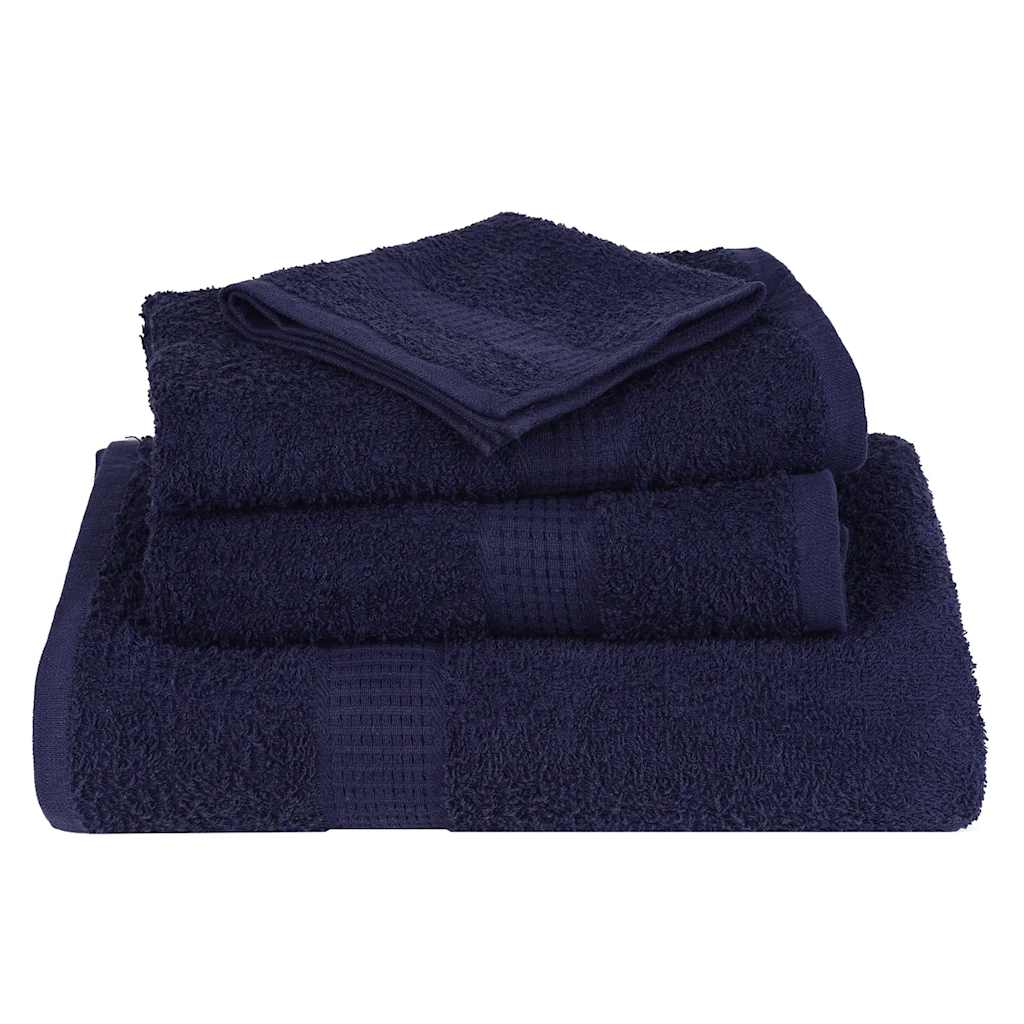 Serviettes d'invité FROGN 2 p. Bleu marine 30x50 cm 360 g/m²