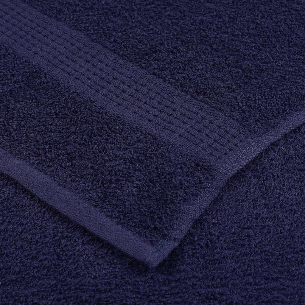 Serviettes d'invité FROGN 2 p. Bleu marine 30x50 cm 360 g/m²