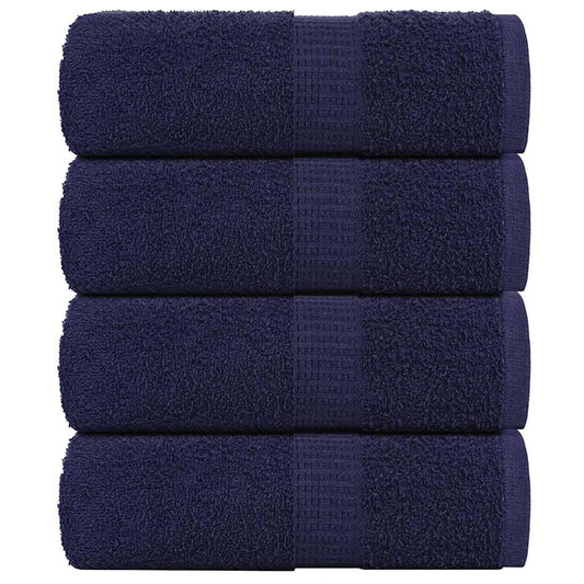 Gästetücher FROGN 4 Stk. Marineblau 30x50 cm 360 g/m²