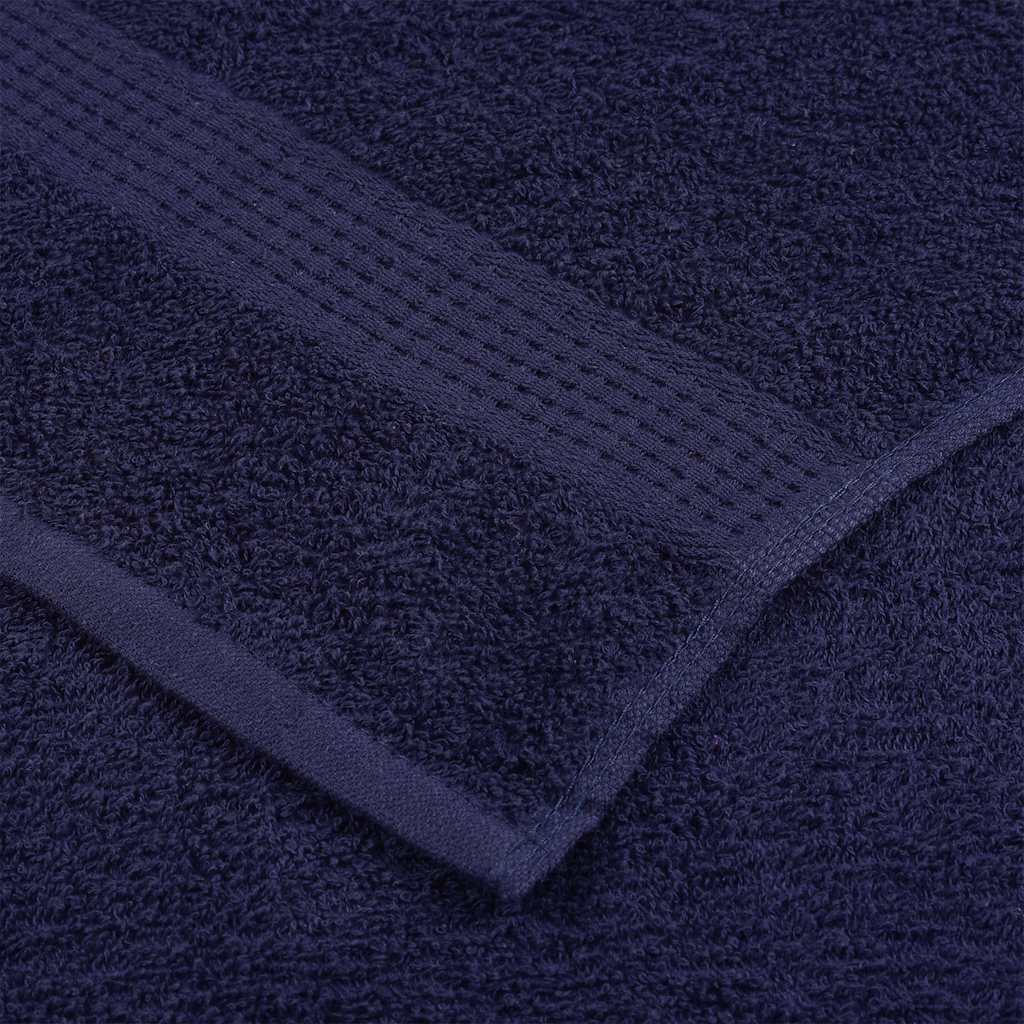 Serviettes de toilette FROGN 4 pces. Bleu marine 50x100 cm 360 g/m²