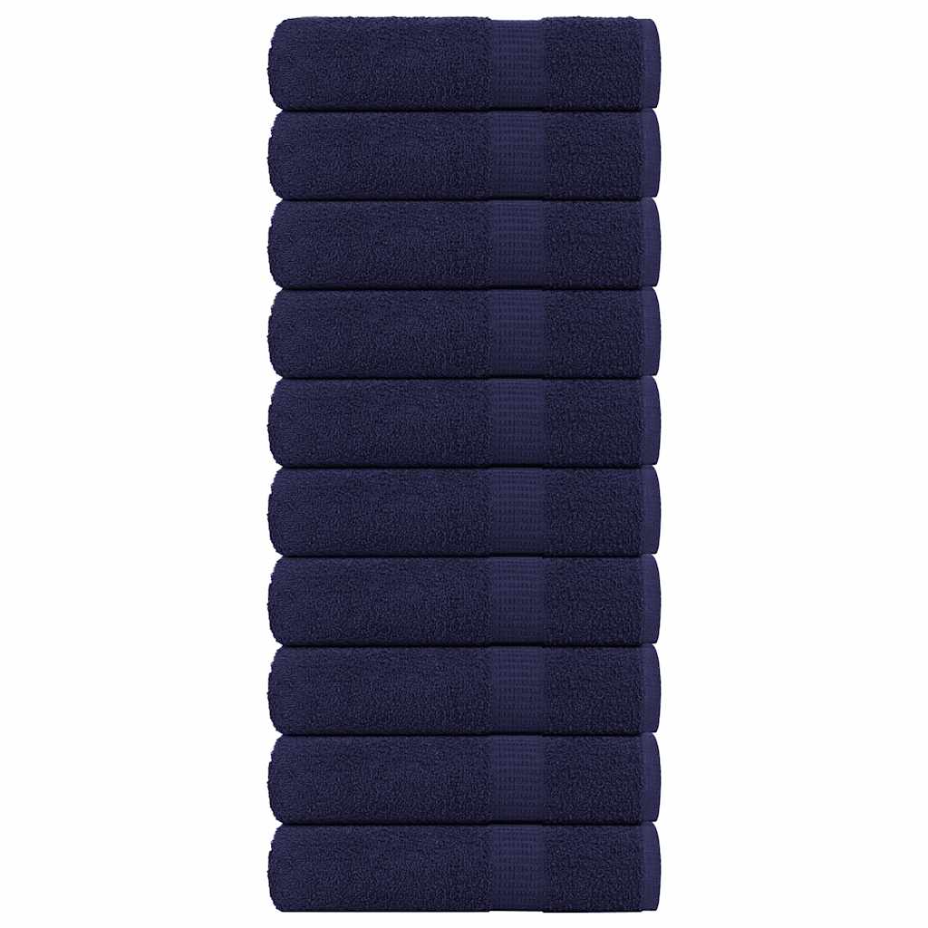 Handtücher FROGN 10 Stk. Marineblau 50x100 cm 360 g/m²