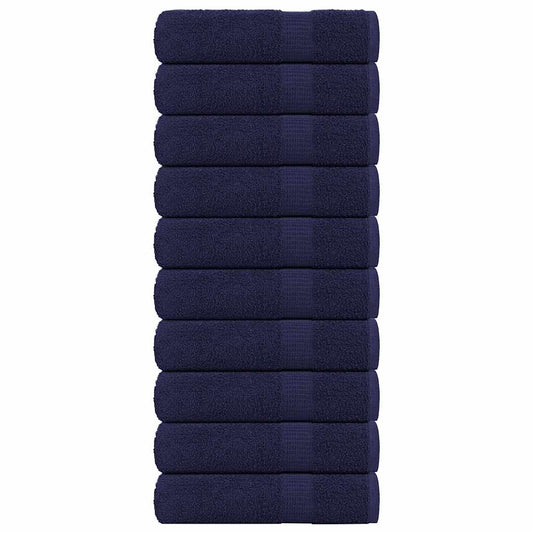 Handtücher FROGN 10 Stk. Marineblau 50x100 cm 360 g/m²