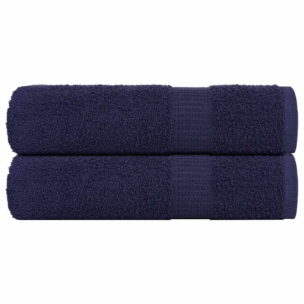 Serviettes de bain FROGN 2 pcs. Bleu marine 100x150 cm 360 g/m²