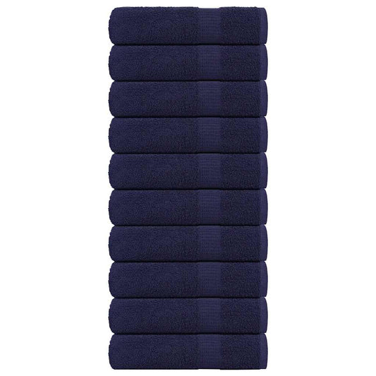 Badetücher FROGN 10 Stk. Marineblau 100x150 cm 360 g/m²