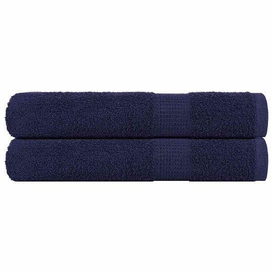 Saunatücher FROGN 2 Stk. Marineblau 80x200 cm 360 g/m²