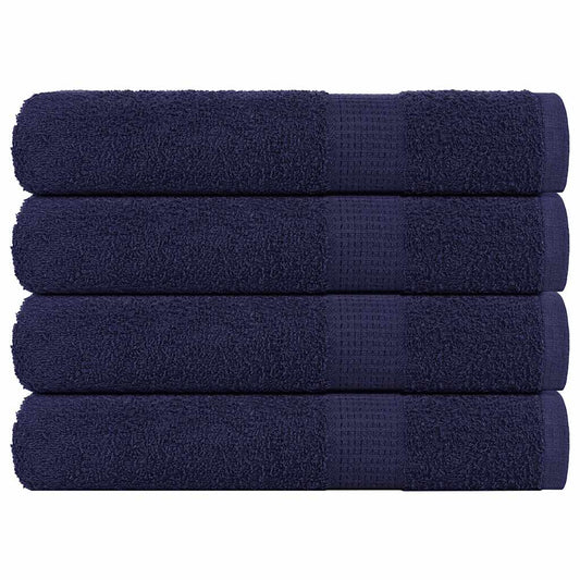 Saunatücher FROGN 4 Stk. Marineblau 80x200 cm 360 g/m²