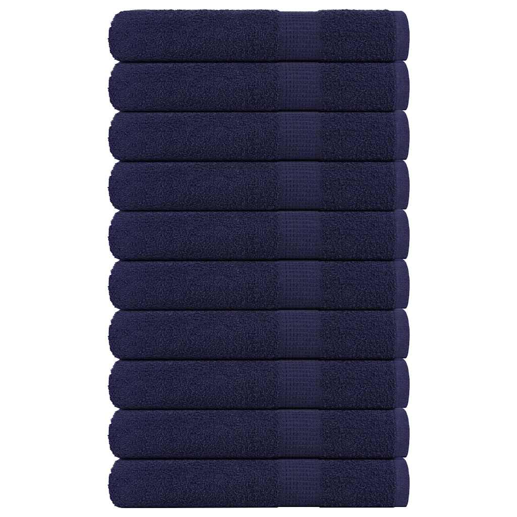 Saunatücher FROGN 10 Stk. Marineblau 80x200 cm 360 g/m²