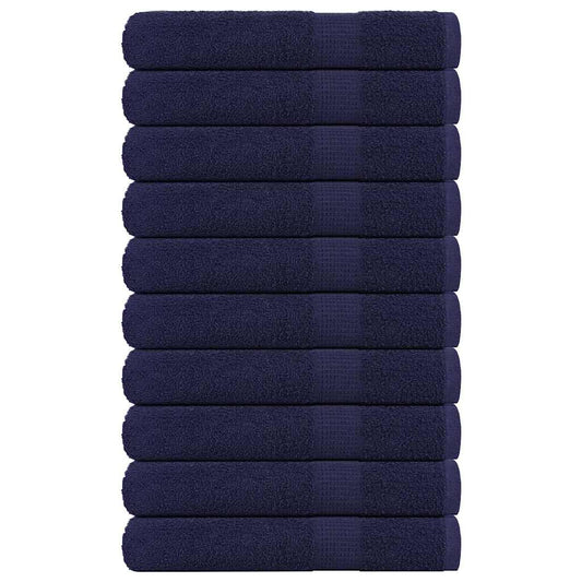 Saunatücher FROGN 10 Stk. Marineblau 80x200 cm 360 g/m²