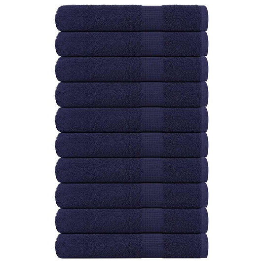 Handtücher FROGN 10 Stk. Marineblau 100x200 cm 360 g/m²