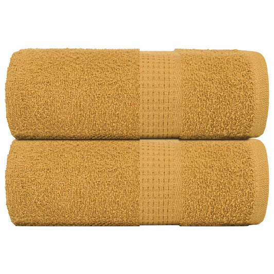 Waschtücher FROGN 2 Stk. Gold 30x30 cm 360 g/m²