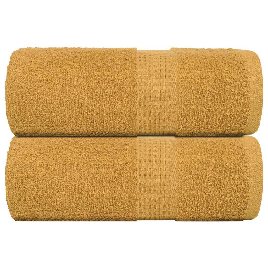 Guest towels FROGN 2 pcs Gold 30x50 cm 360 g/m²