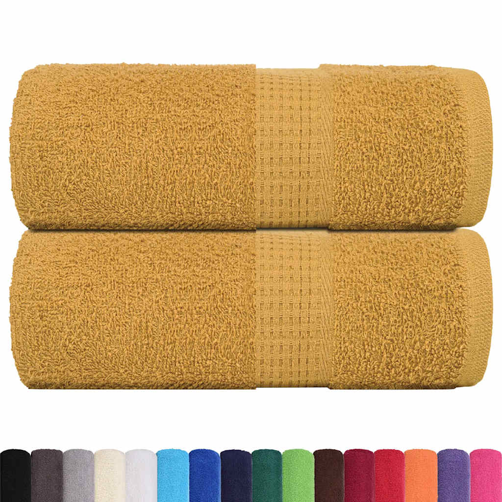 Guest towels FROGN 2 pcs Gold 30x50 cm 360 g/m²