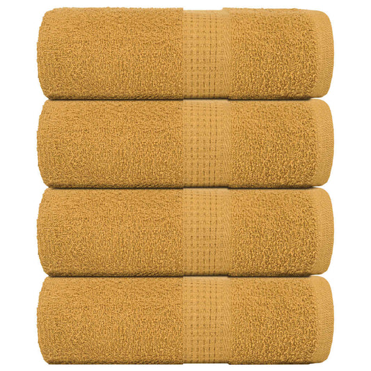Gästetücher FROGN 4 Stk. Gold 30x50 cm 360 g/m²