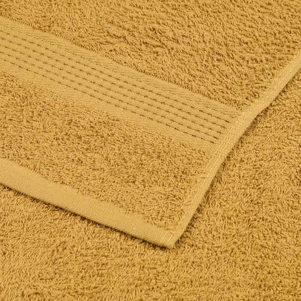 Serviettes FROGN 2 pces Or 50x100 cm 360 g/m²
