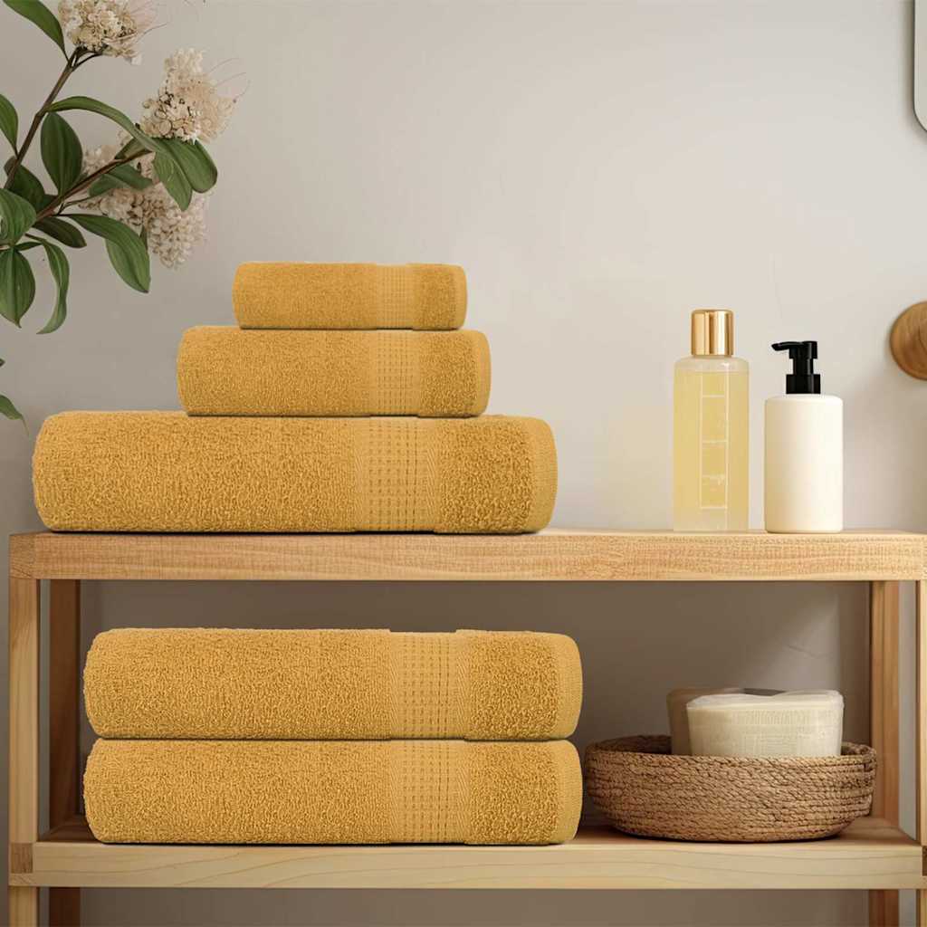 Handtücher FROGN 10 Stk. Gold 50x100 cm 360 g/m²