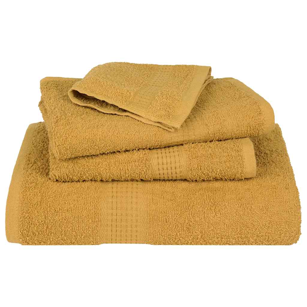 Handtücher FROGN 10 Stk. Gold 50x100 cm 360 g/m²