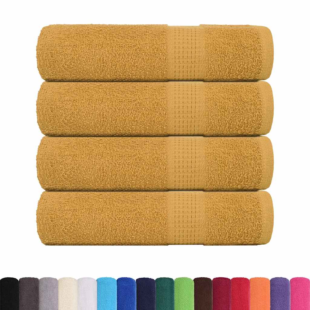 Draps de douche FROGN 4 p. Or 70x140 cm 360 g/m²