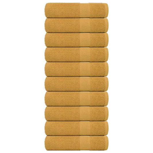 Duschtücher FROGN 10 Stk. Gold 70x140 cm 360 g/m²