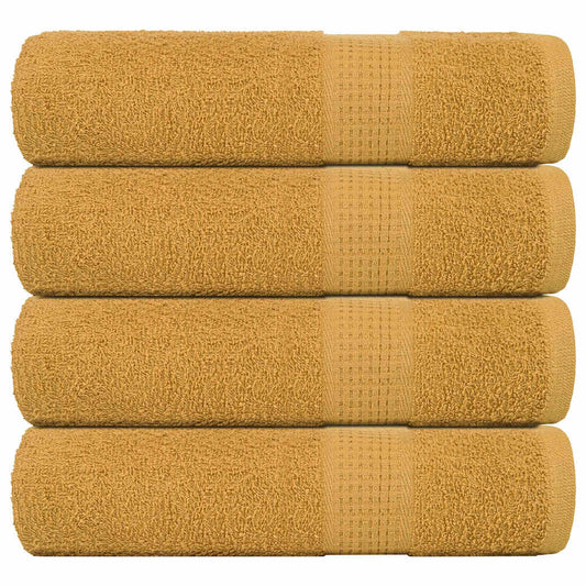 Badetücher FROGN 4 Stk. Gold 100x150 cm 360 g/m²