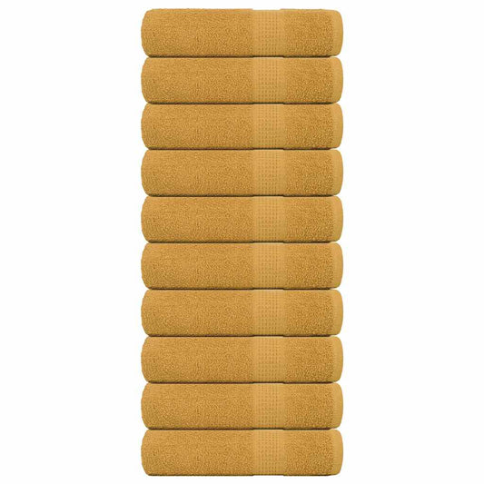 Badetücher FROGN 10 Stk. Gold 100x150 cm 360 g/m²