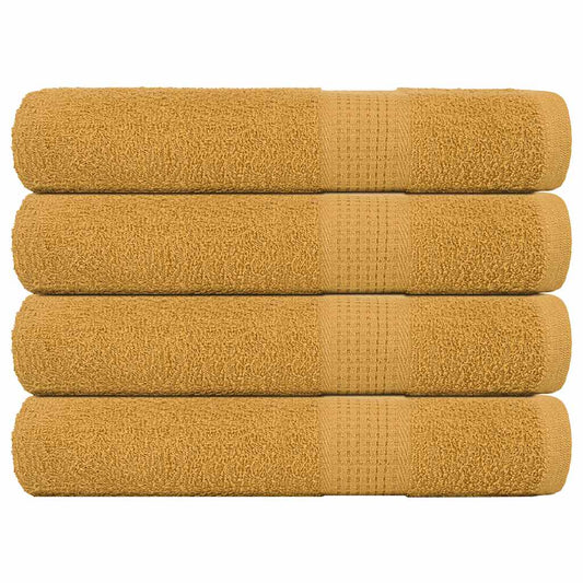 Saunatücher FROGN 4 Stk. Gold 80x200 cm 360 g/m²