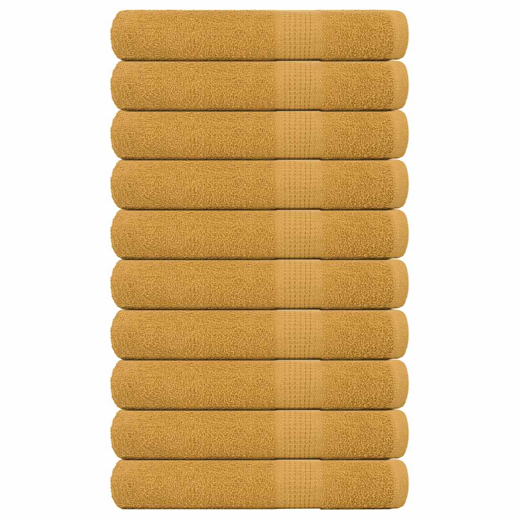 Sauna towels FROGN 10 pcs. Gold 80x200 cm 360 g/m²