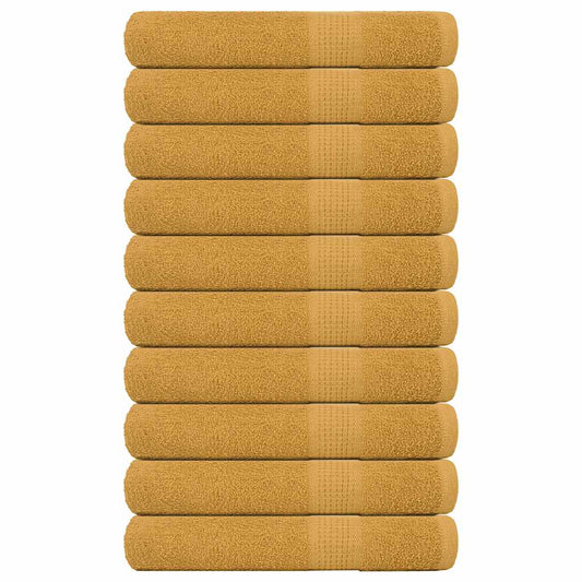 Saunatücher FROGN 10 Stk. Gold 80x200 cm 360 g/m²