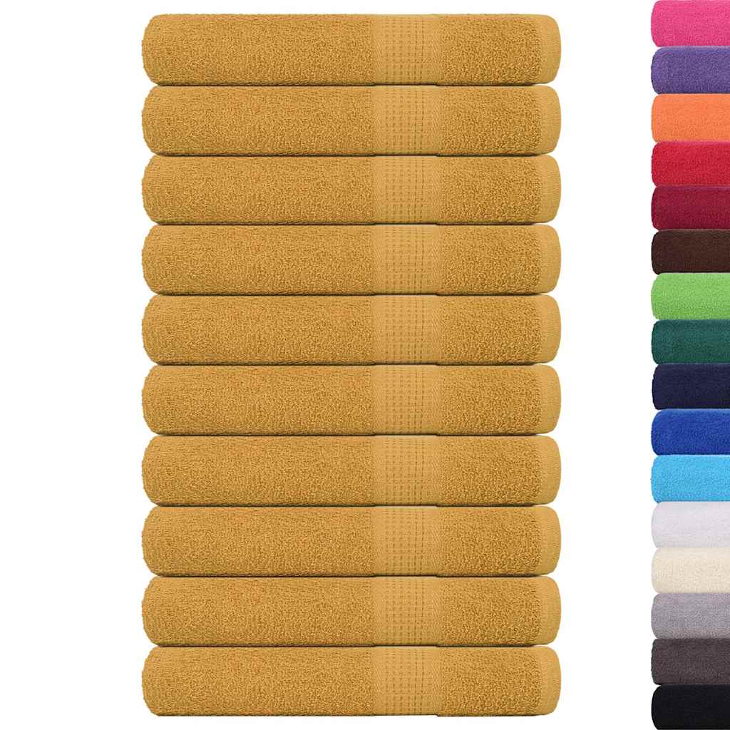 Sauna towels FROGN 10 pcs. Gold 80x200 cm 360 g/m²