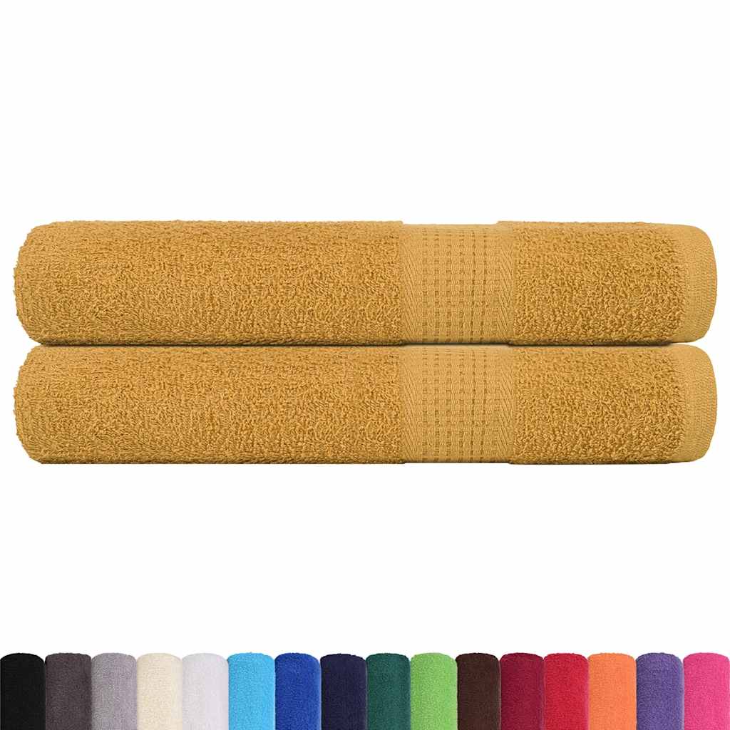 Serviettes FROGN 2 p. Or 100x200 cm 360 g/m²